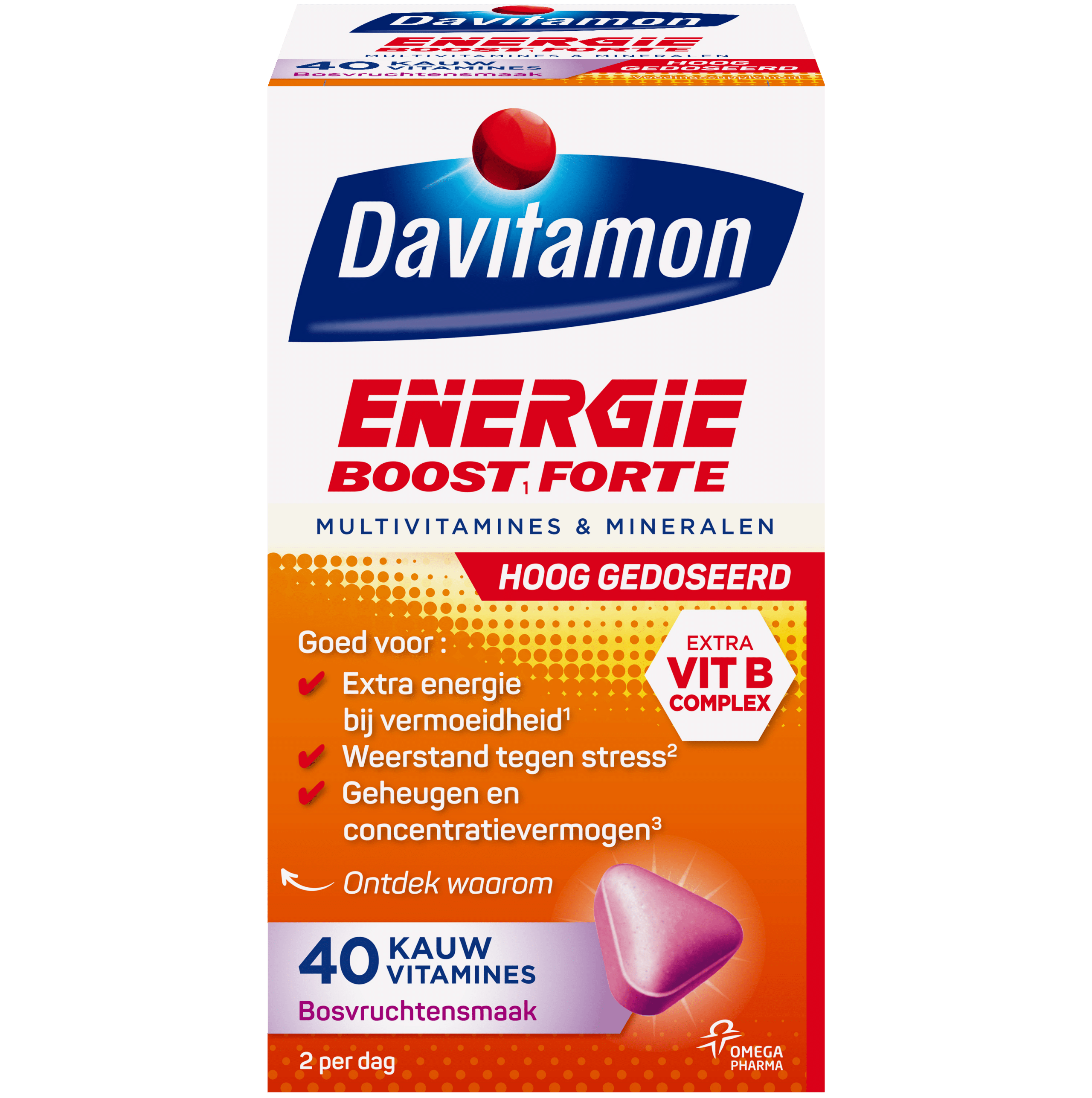 voelen wanhoop bellen Davitamon Energie Boost Forte: voor extra energie