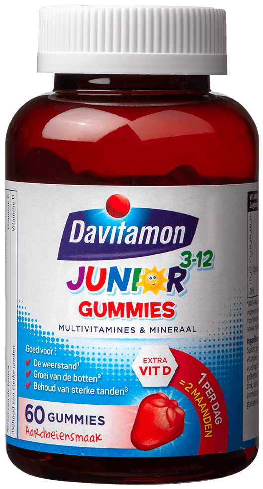 Davitamon Junior 1+ Vitamines: voor de weerstand