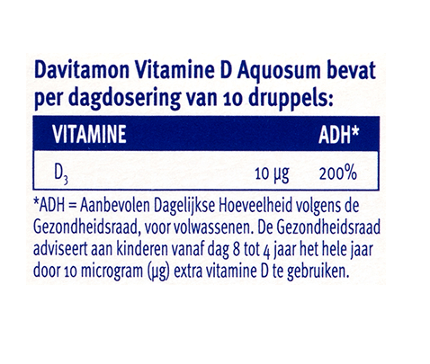 Davitamon Vitamine Aquosum: voor baby en kind