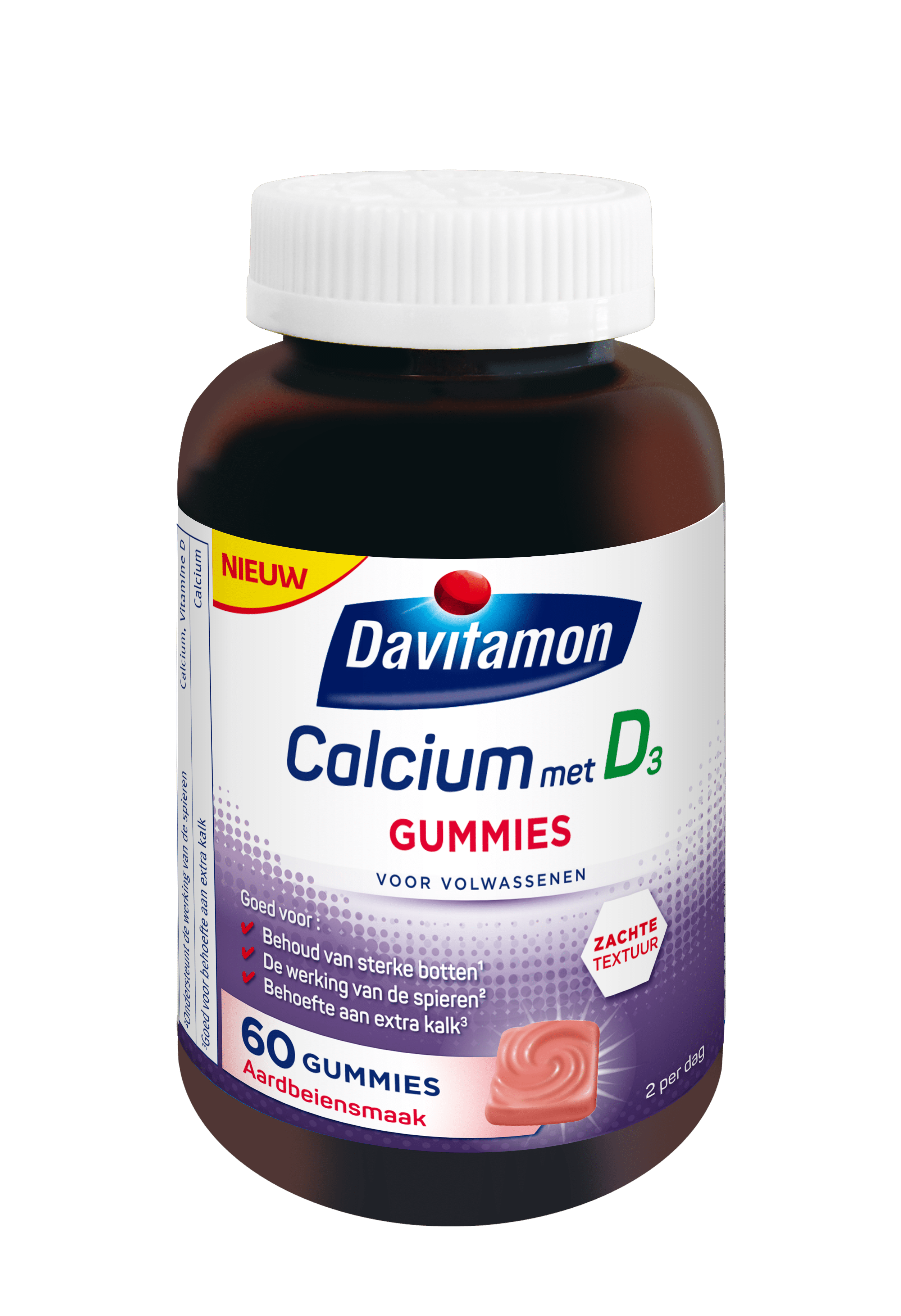 Davitamon Calcium met Vitamine D3 Gummies | behoud sterke botten