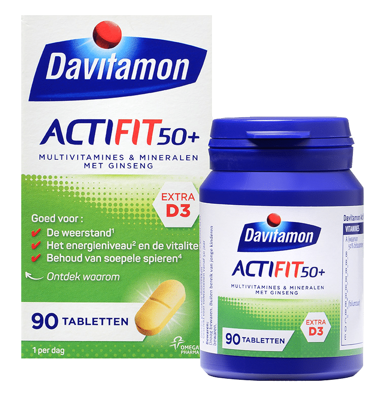 Ontvangst Grace weten Davitamon Actifit 50+ Omega-3 Visolie 90 capsules: goed voor het hart
