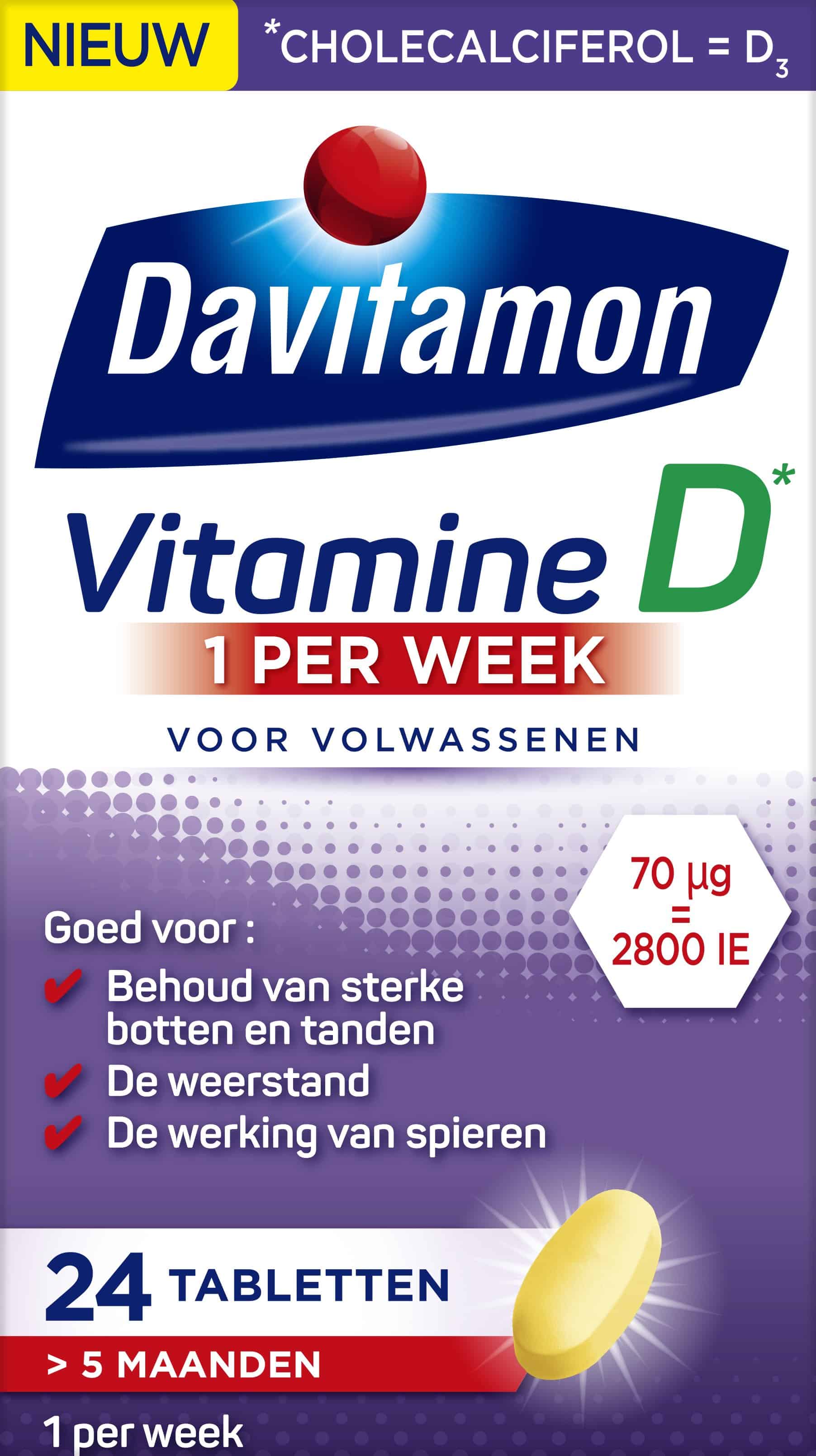 ambitie Vijandig Kinderen Davitamon Vitamine D 1 per week. Bestel online! | Davitamon
