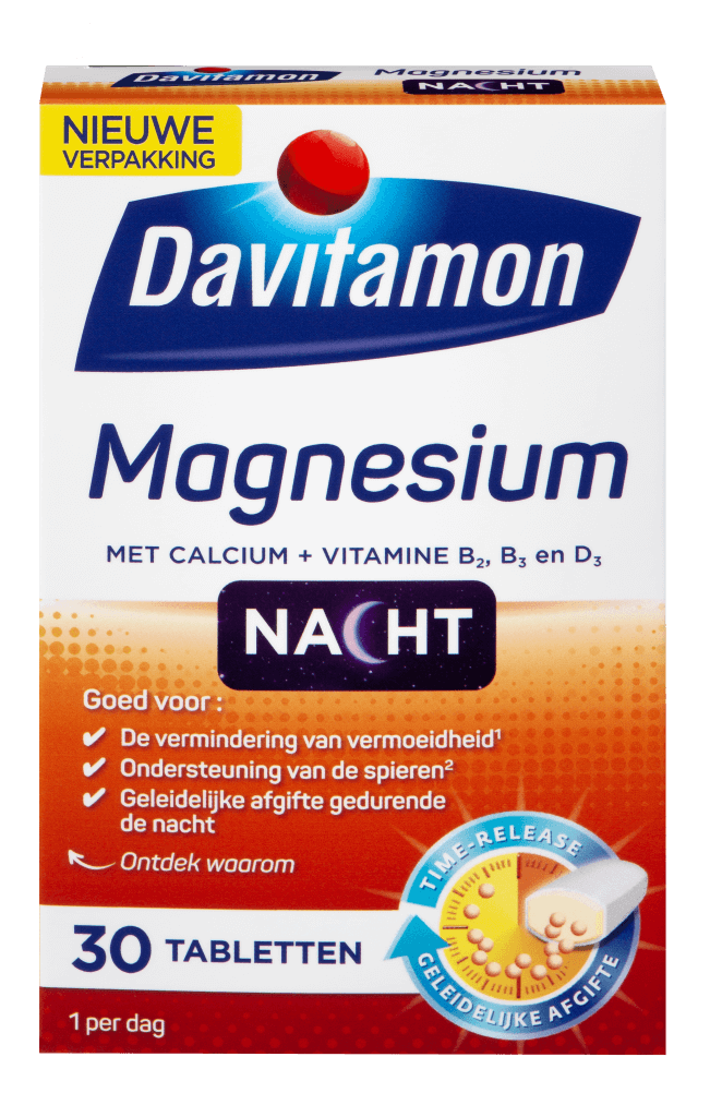 Op de loer liggen Glad over Davitamon Magnesium voor Spieren en Botten | Davitamon