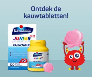 Davitamon lekkere multivitamines, kauwtabletten voor kinderen